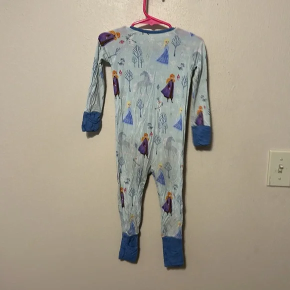 Little Sleepies Blue Princess Pajamas - Picture 5 of 6